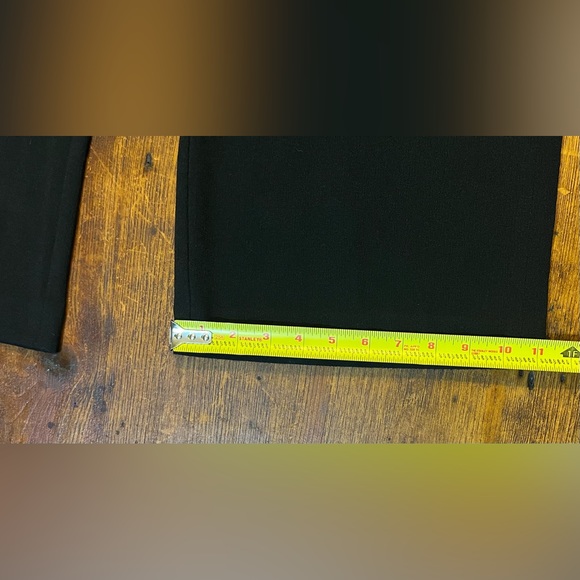 J. Hill Black Side Zip Trousers Size 16 Tall - Picture 7 of 10